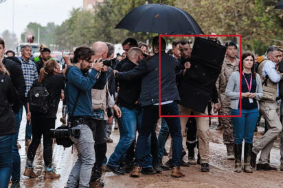 S&aacute;nchez exige a la UIP m&aacute;s polic&iacute;as antidisturbios y cortes de calles en Madrid cuando acude al Congreso