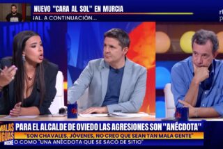 Sarah Santaolalla apura sus &uacute;ltimas semanas en TVE alentando las agresiones contra Santiago Abascal y Jos&eacute; Mar&iacute;a Figaredo (VOX)