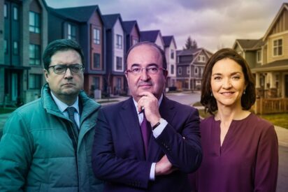 Los socialistas &Oacute;scar L&oacute;pez, Miquel Iceta y Reyes Maroto