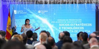 La conselleira de Econom&iacute;a, Mar&iacute;a Jes&uacute;s Lorenzana, en la presentaci&oacute;n del programa de Compra P&uacute;blica Precomercial