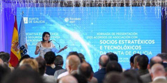 La conselleira de Econom&iacute;a, Mar&iacute;a Jes&uacute;s Lorenzana, en la presentaci&oacute;n del programa de Compra P&uacute;blica Precomercial
