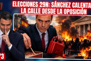 Elecciones 29N: S&aacute;nchez se prepara para incendiar las calles desde la oposici&oacute;n