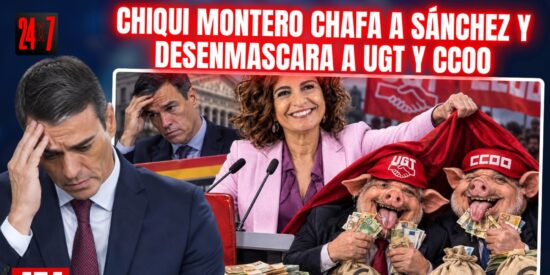 &lsquo;Chiqui&rsquo; Montero chafa la campa&ntilde;a de S&aacute;nchez y desenmascara a los &lsquo;comegambas&rsquo; de UGT y CCOO