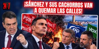 S&aacute;nchez y la izquierda incendian las calles contra PP y VOX: La Coru&ntilde;a es el inicio