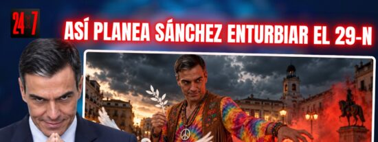 El &lsquo;pacifista&rsquo; S&aacute;nchez incendia las calles para enturbiar el 29N: su plan al descubierto