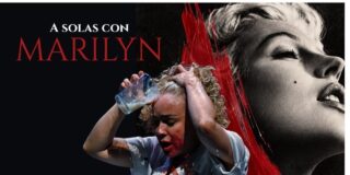 Cartel A solas con Marilyn