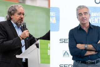 Juan Carlos Girauta y Carles Francino.
