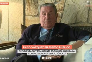 Paco V&aacute;zquez, exdiputado socialista, en 'Espejo P&uacute;blico' (Antena 3) 
