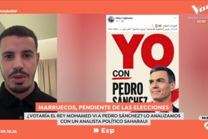 Taleb Alisalem, activista saharaui, en 'Espejo P&uacute;blico' (Antena 3)