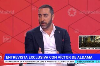 V&iacute;ctor de Aldama en 'El an&aacute;lisis: Diario de la Noche' (Telemadrid)