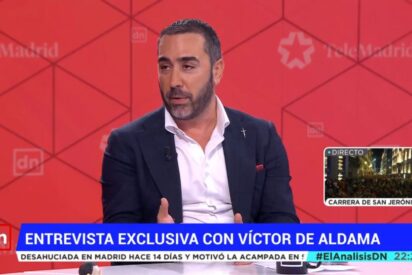 V&iacute;ctor de Aldama en 'El an&aacute;lisis: Diario de la Noche' (Telemadrid)