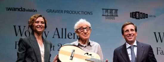D&iacute;az Ayuso da la bienvenida a Woody Allen con el rodaje de su nueva pel&iacute;cula en Madrid