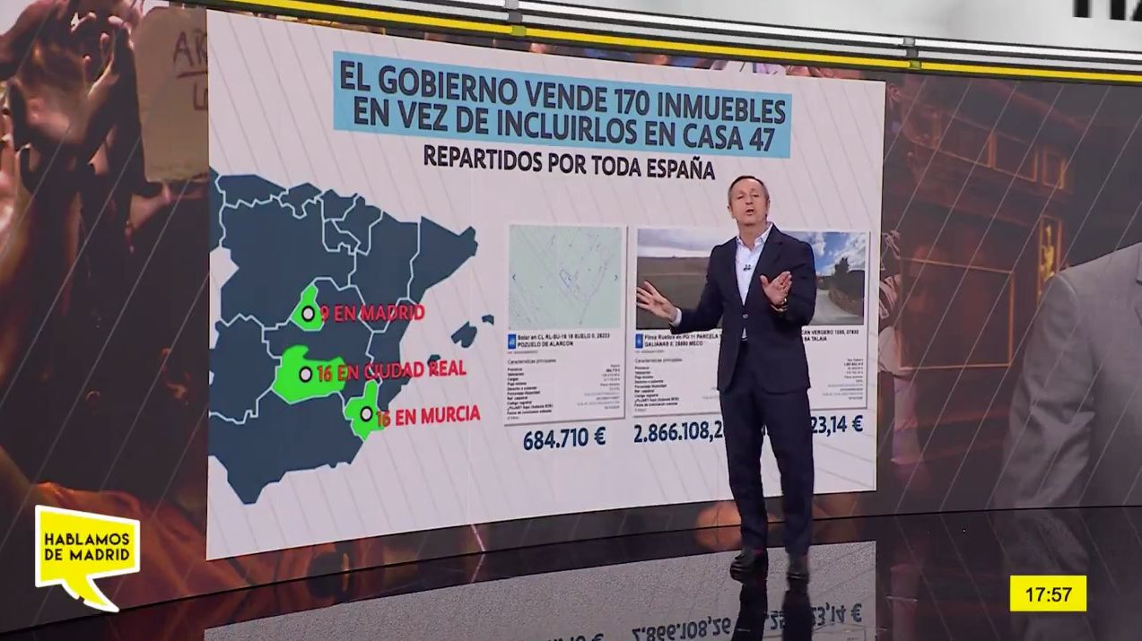 Carlos Cuesta destapa el negocio inmobiliario que hace el Gobierno S&aacute;nchez a trav&eacute;s de la 'social' Casa 47