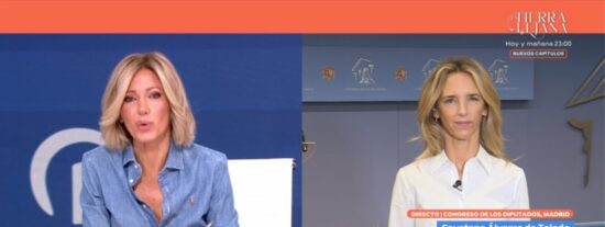 Cayetana &Aacute;lvarez de Toledo en 'Espejo P&uacute;blico' (Antena 3)