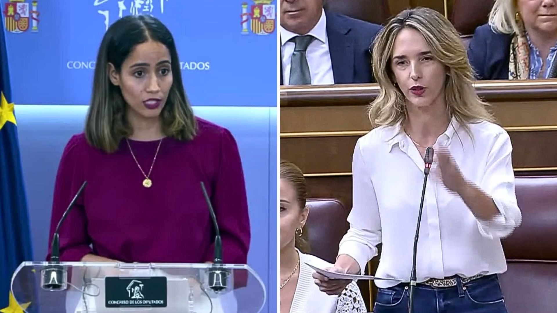 Estacazo tremendo de Cayetana a la diputada ultra saharaui que amenaza a quien vote en contra de los decretos Maricarmen