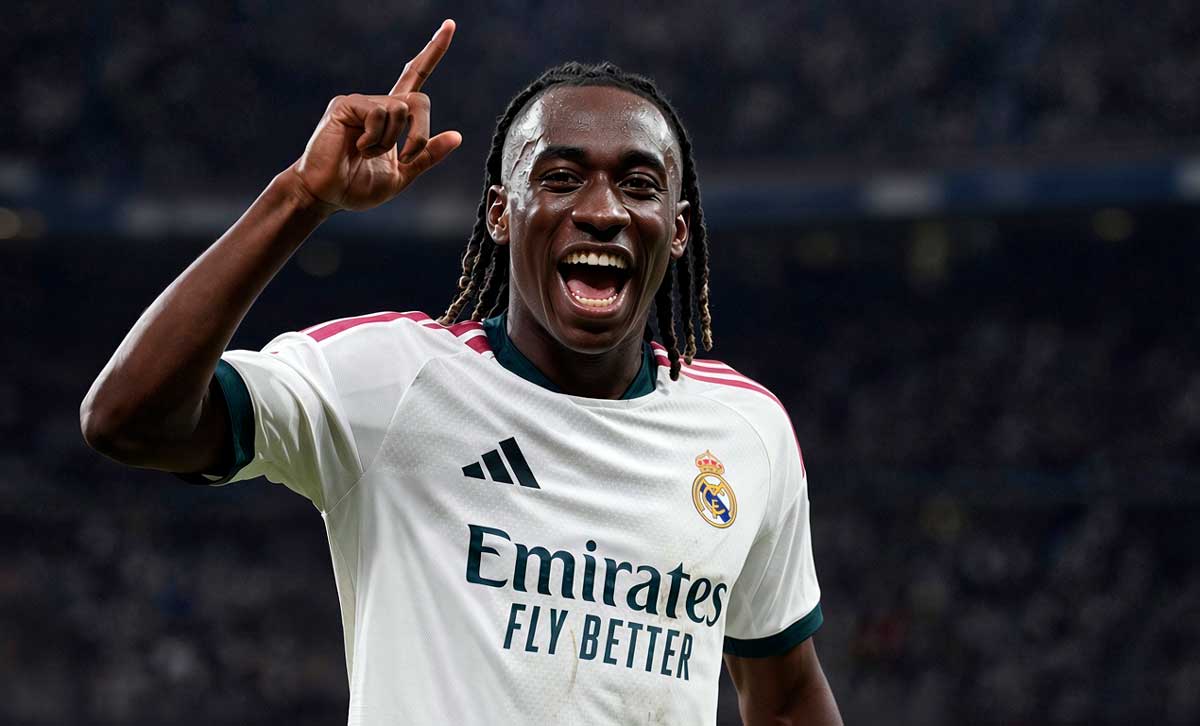 Un «Tomahawk» de Yan Diomande sentencia al Leipzig ante un Bernabéu pletórico
