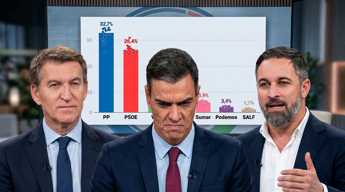 Las encuestas en v&iacute;speras del adelanto electoral: PP y VOX rondan los 210 esca&ntilde;os y PSOE y compinches siguen en ca&iacute;da libre