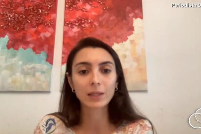 La abogada Jimena Zabala se enfrenta a un reportero de TVE por mentir y es agredida: "&iexcl;El activista me cogi&oacute; del brazo!"