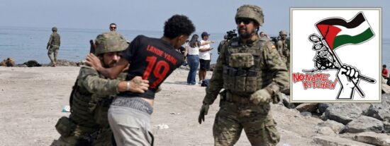 Ceuta: La Guardia Civil registra naves de la ONG No Name Kitchen por el reparto de armas blancas entre los invasores y detiene a 2 de sus miembros