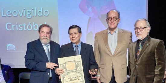 Pintor peruano Leovigildo Crist&oacute;bal recibe en Madrid la prestigiosa Medalla Cecilio Pla y Gallardo