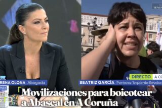 Macarena Olona silencia en TV a una de las violentas que atacaron a Abascal: "&iexcl;Ella s&iacute; es fascista!"