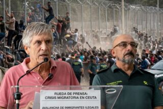 El teniente coronel Lobo y sus agentes jalearon a los invasores tras abrir la puerta de Ceuta, anim&aacute;ndoles a entrar en la ciudad
