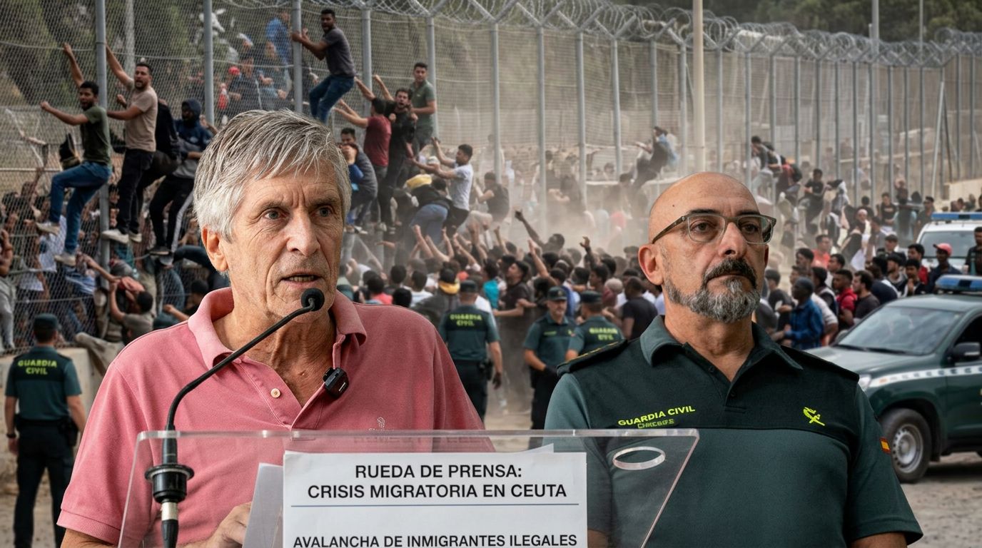 El teniente coronel Lobo y sus agentes jalearon a los invasores tras abrir la puerta de Ceuta, animándoles a entrar en la ciudad