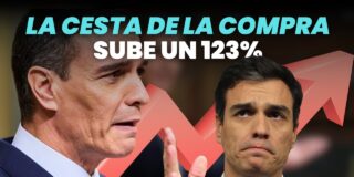 La cesta de la compra ha subido un 123%