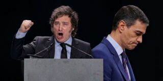 Milei etiqueta como "impresentable dictador" al socialista S&aacute;nchez y desea que los espa&ntilde;oles lo echen "a patadas"