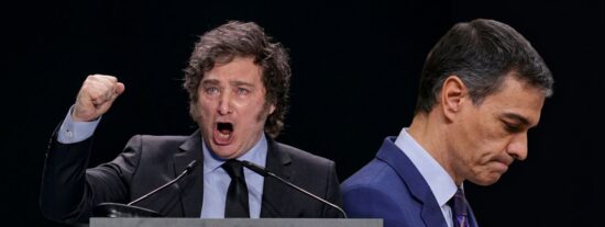 Milei etiqueta como "impresentable dictador" al socialista S&aacute;nchez y desea que los espa&ntilde;oles lo echen "a patadas"