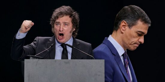Milei etiqueta como "impresentable dictador" al socialista S&aacute;nchez y desea que los espa&ntilde;oles lo echen "a patadas"