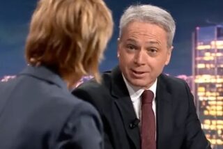 Vicente Vall&eacute;s se descojona de la extrema izquierda ante una pregunta de Cristina Pardo